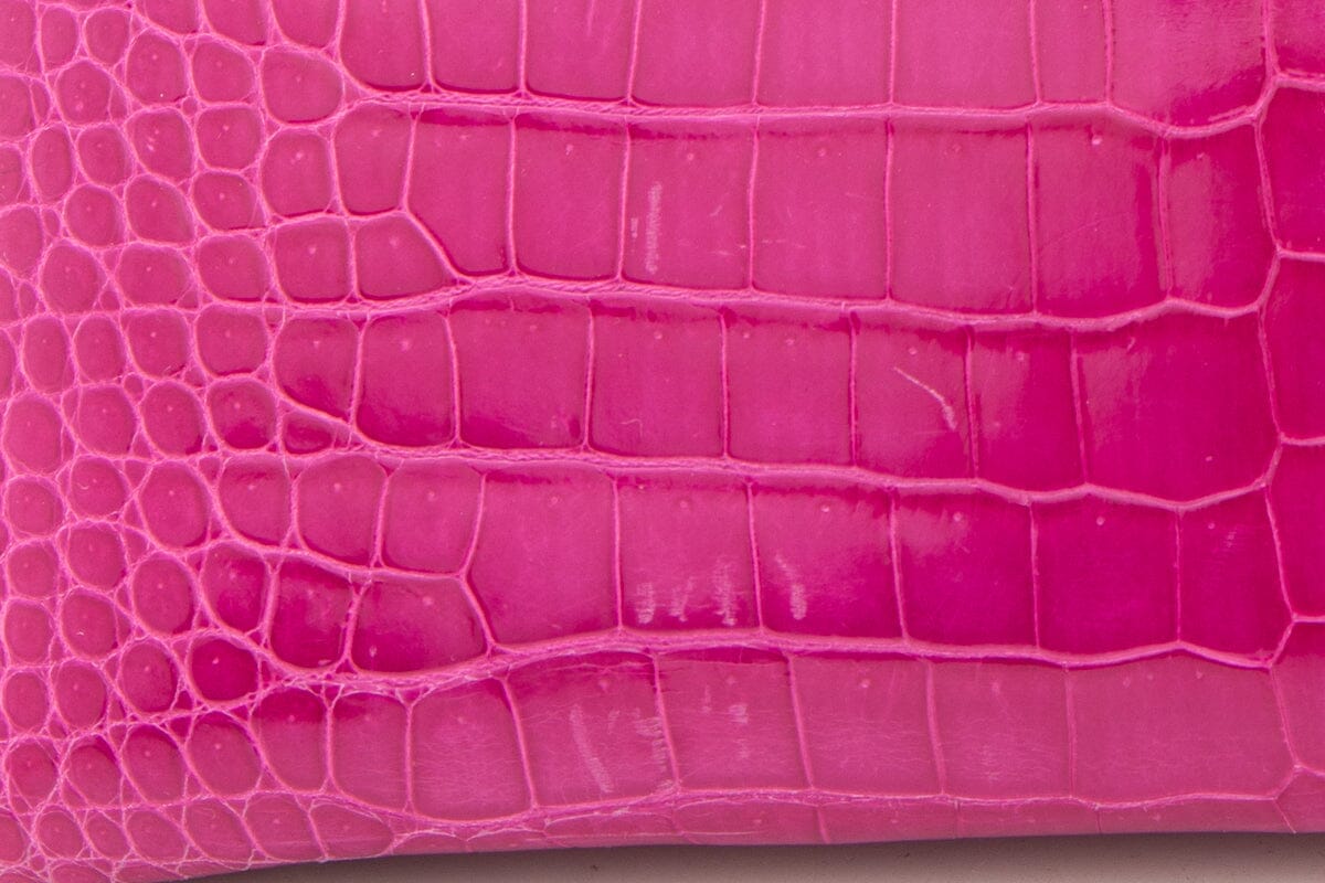 HermÃƒÆ’Ã‚Â¨s Birkin 35 Rose Shocking Crocodile Handbag