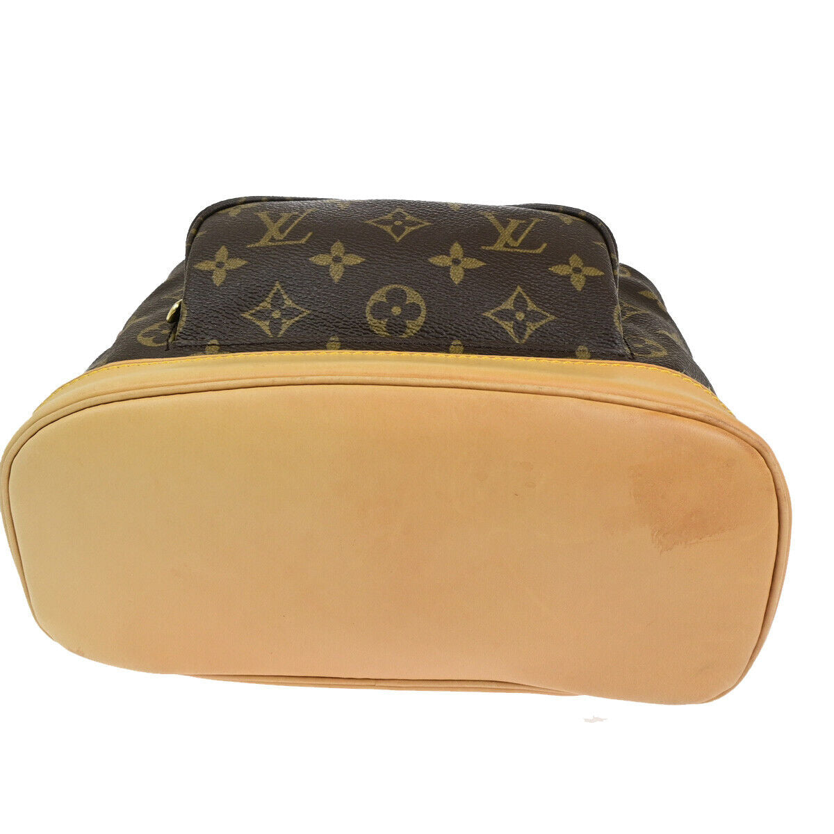 Louis Vuitton Montsouris Mm  Canvas Backpack Bag
