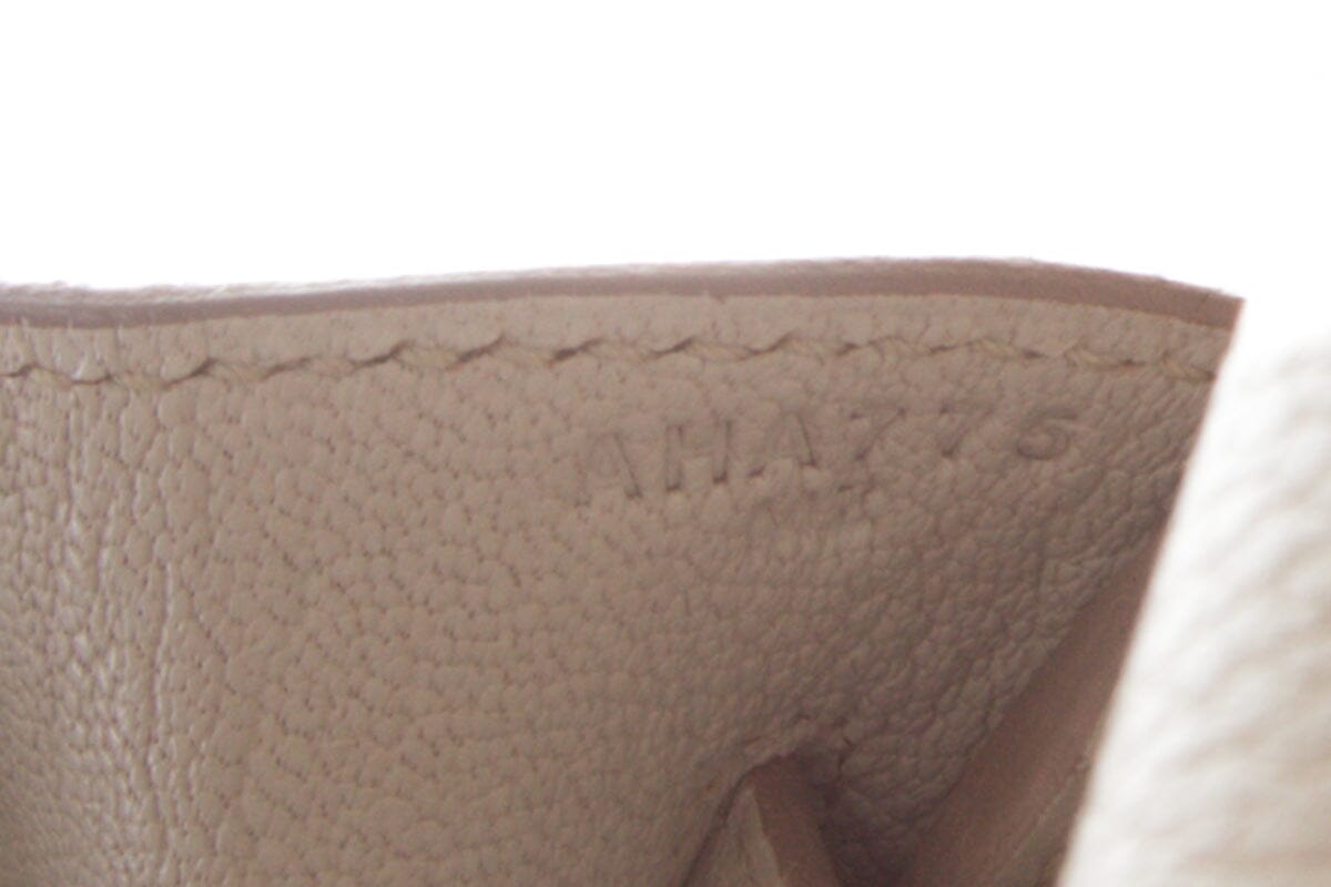 HermÃƒÆ’Ã‚Â¨s Birkin 30 Beton Clemence GHW #A Full Set  Handbag