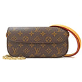Louis Vuitton Monogram Wallet on Chain Ivy M81911 Brown Shoulder Bag 2w