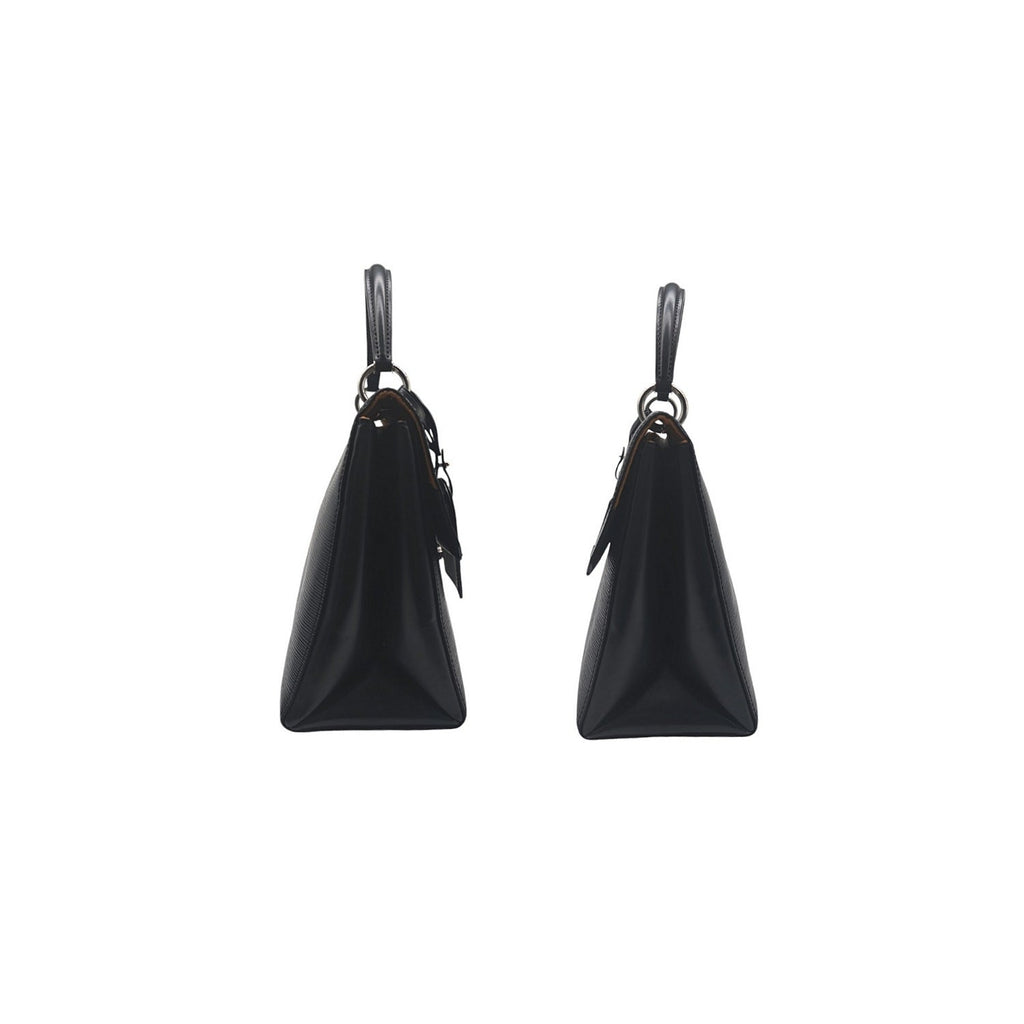 Louis Vuitton Black Epi Grenelle Handbag