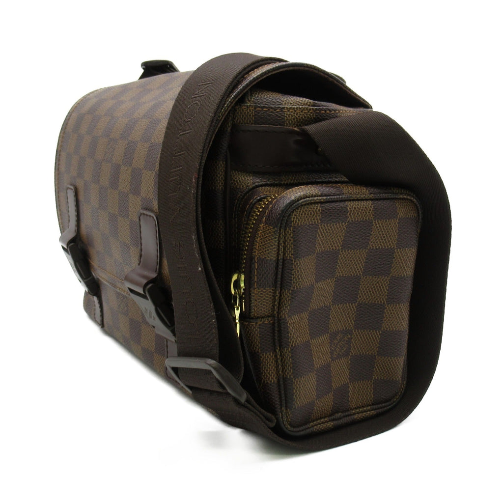Louis Vuitton Reporters Melville Shoulder Bag PVC Coated Canvas Damier  Brown N51126