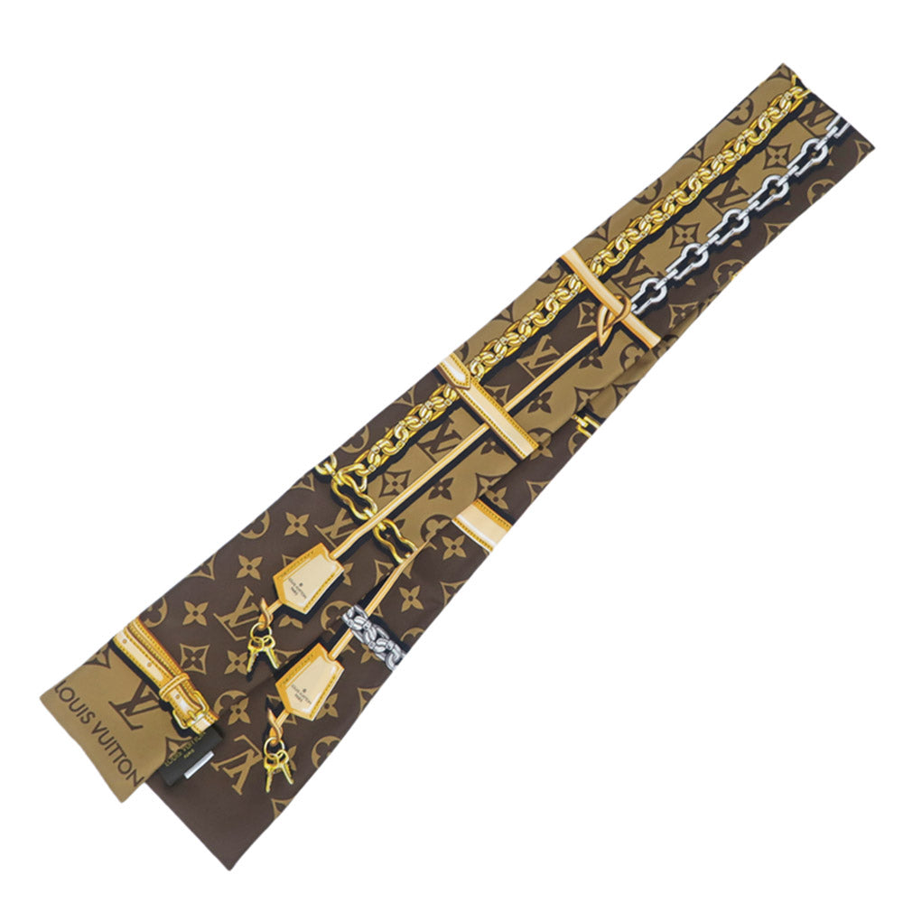 Louis Vuitton Monogram Confidential Silk M78655 Bandana LongsCalf