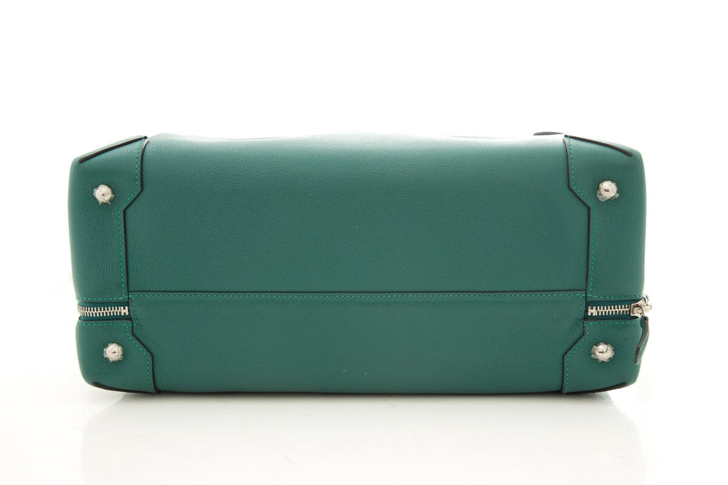 HermÃƒÆ’Ã‚Â¨s Vert Pelouse Mailbox Top Handle Leather Handbag
