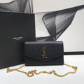 GLAMI Uptown Chain Wallet Black For Women 7.4in/19cm YSL 6077881GF0J1000