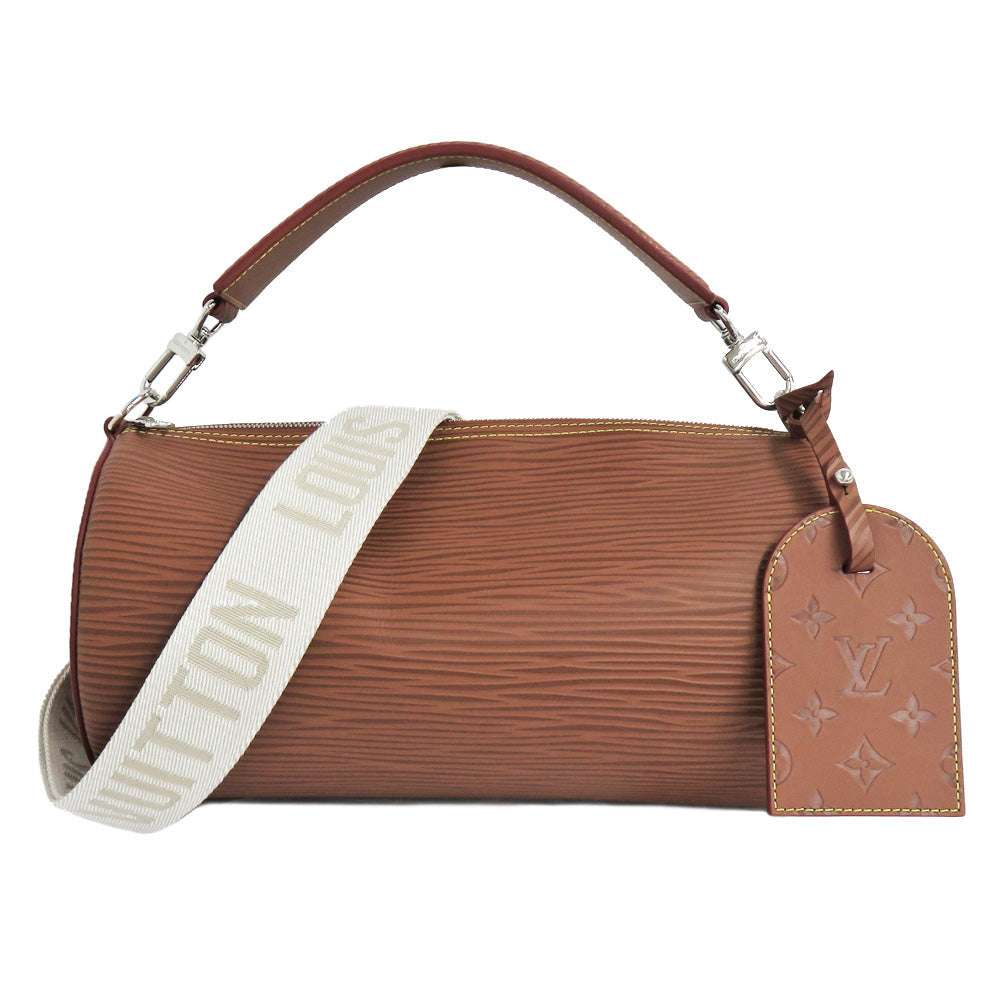 Louis Vuitton Epi XL St Pole MM M23092 ather Crossbody Brown Silver G  Mens