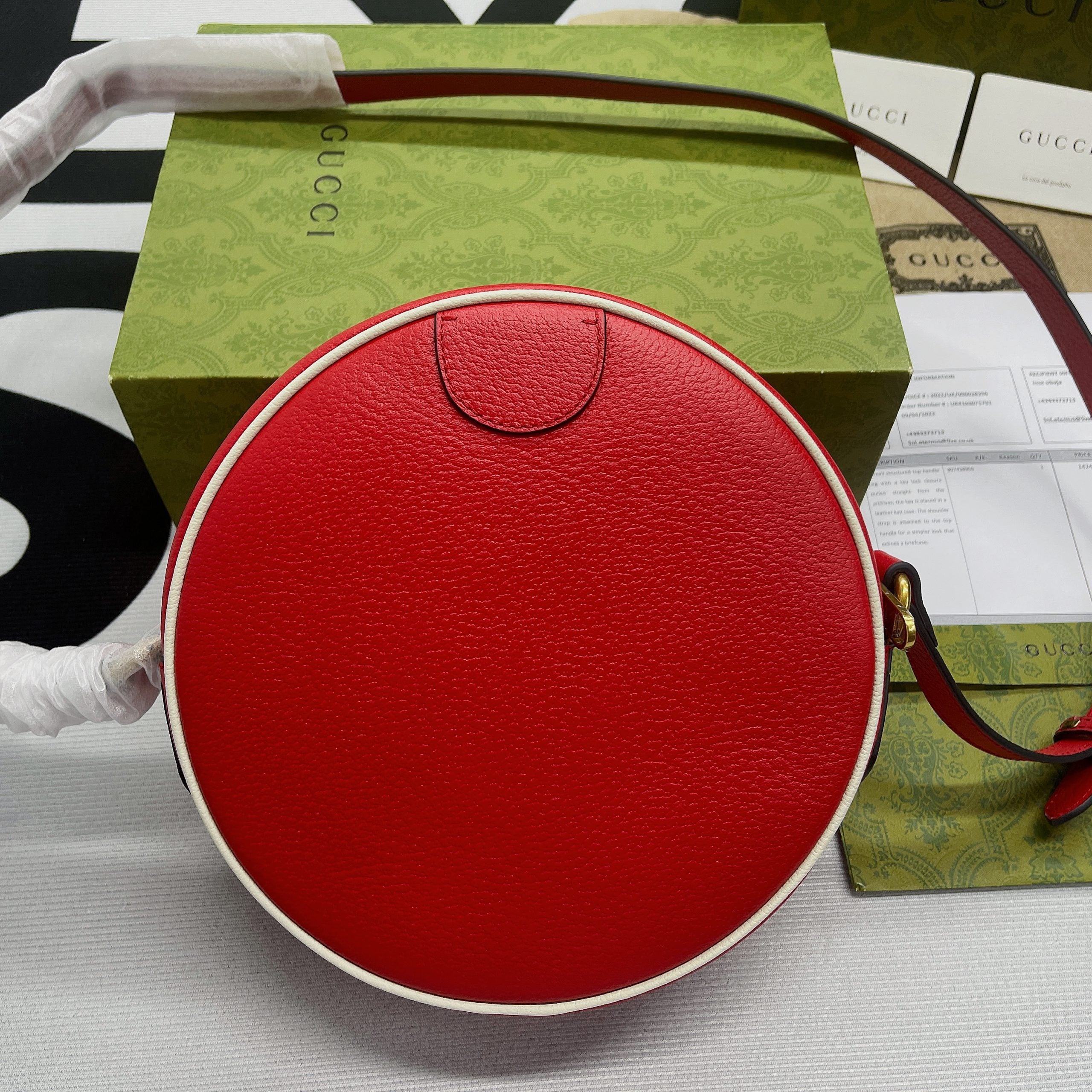 gg x Adidas Ophidia Shoulder Bag Red For Women, Women’s Bags 8.6in/22cm gg 702626 DJ24T 6484
