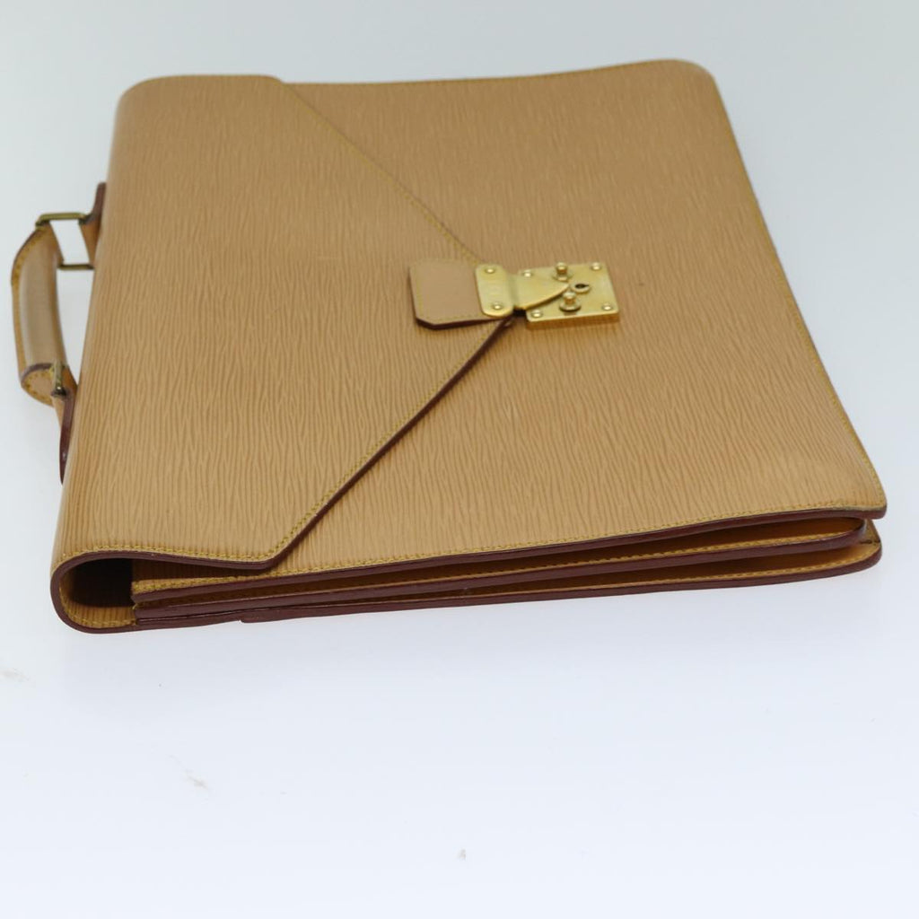 Louis Vuitton Epi Serviette Conseiller Briefcase Beige