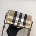 GLAMI Vintage Check And Small Crossbody Bag For Women, Bags 7.1in/18cm