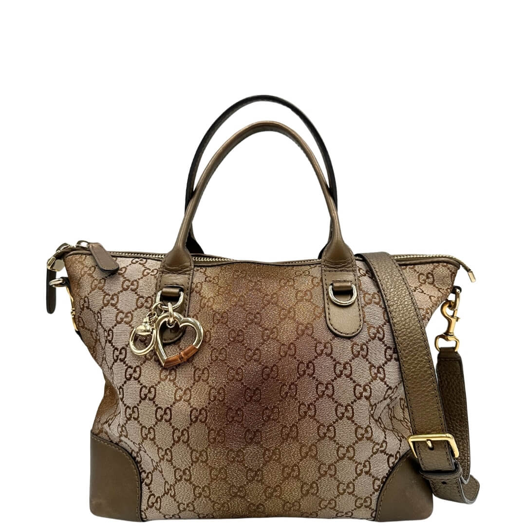 Satchel Gucci Bamboo con tracolla