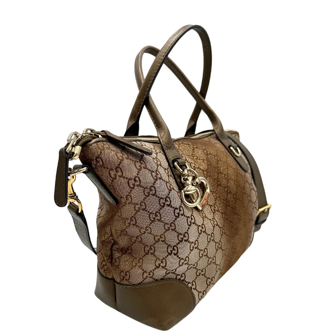 Satchel Gucci Bamboo con tracolla