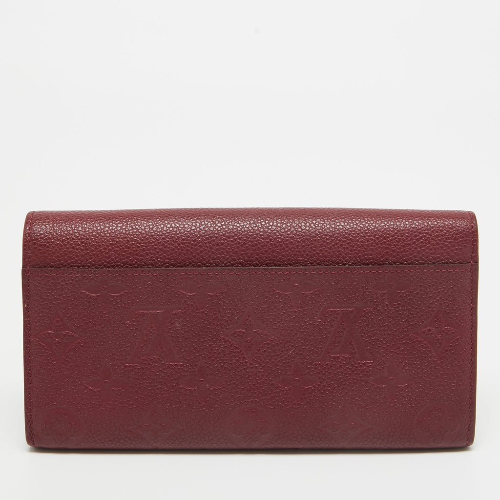 Louis Vuitton Flamme Monogram Empreinte Leather Sarah Wallet