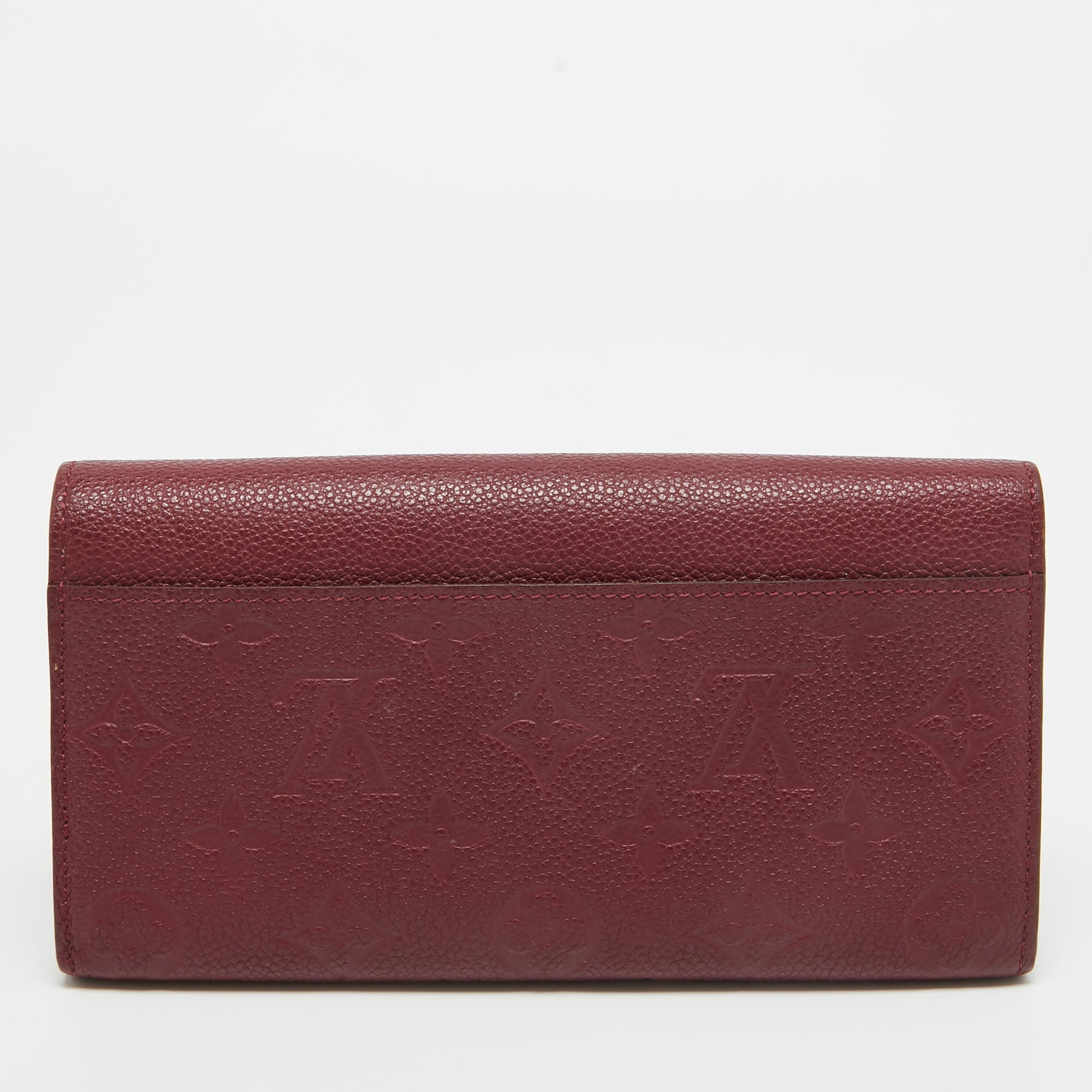Louis Vuitton Flamme Monogram Empreinte Leather Sarah Wallet