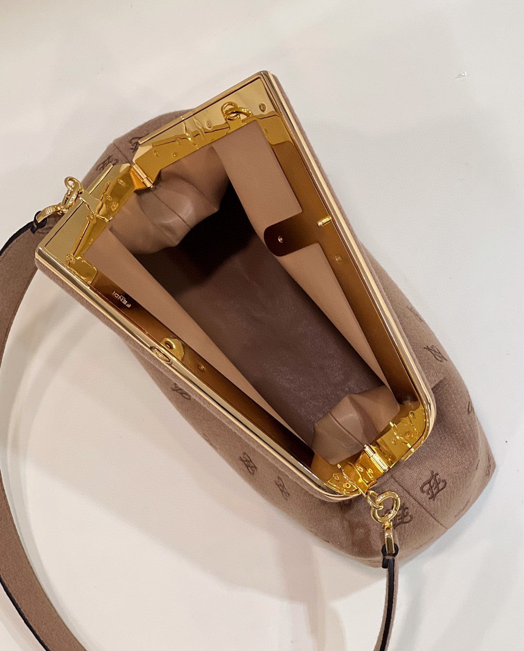 FI First MeGLAMIum Brown Bag For Woman 32cm/12.5in