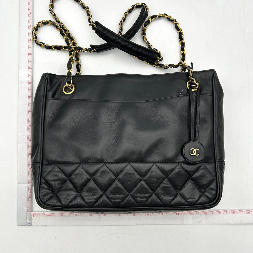Chanel Quilted Chain Tote - Black Totes, Handbags ch8865fd