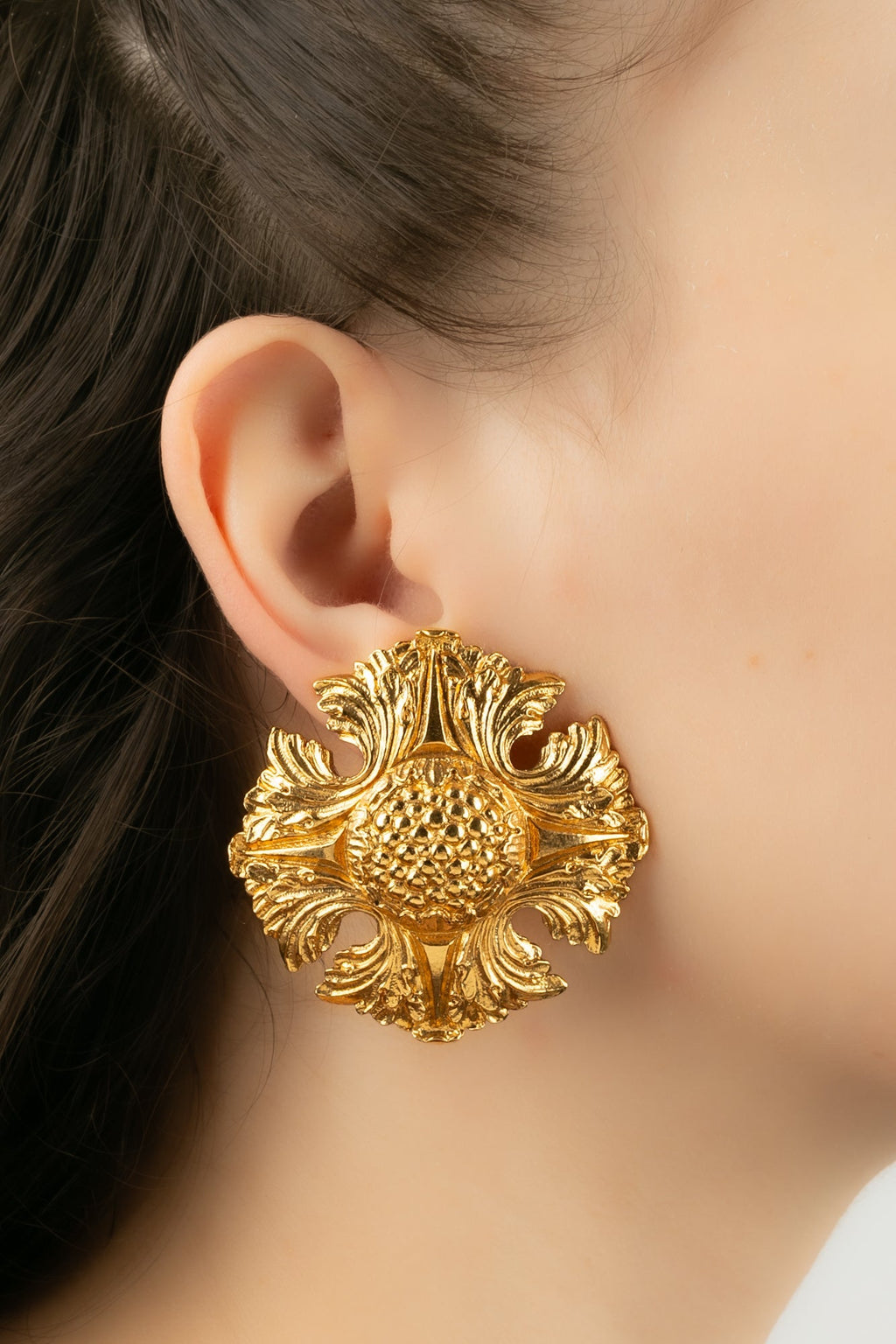 Boucles d'oreilles dorÃƒÆ’Ã‚Â©es Chanel