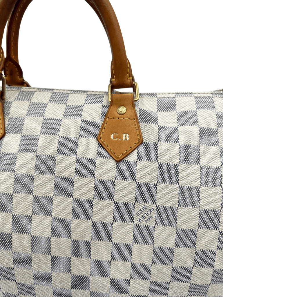 Speedy 35 Louis Vuitton 35 personalizzato C.B.