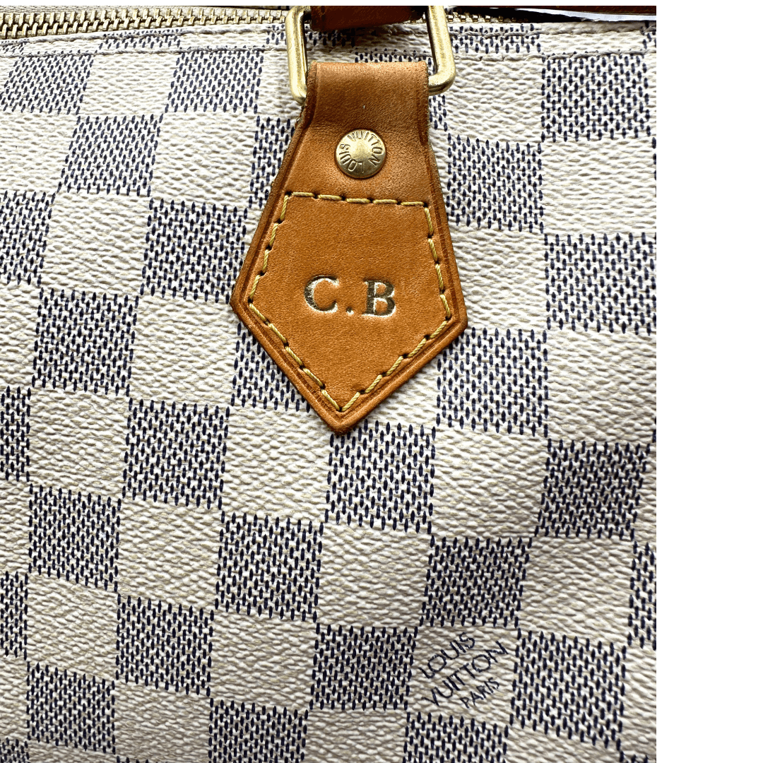 Speedy 35 Louis Vuitton 35 personalizzato C.B.