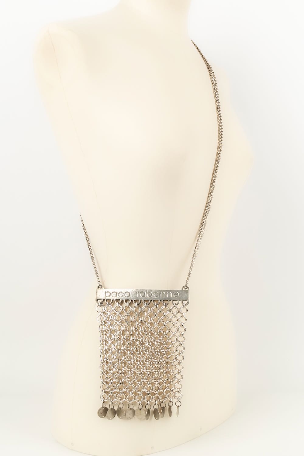 Sac en mÃƒÆ’Ã‚Â©tal argentÃƒÆ’Ã‚Â© Paco Rabanne