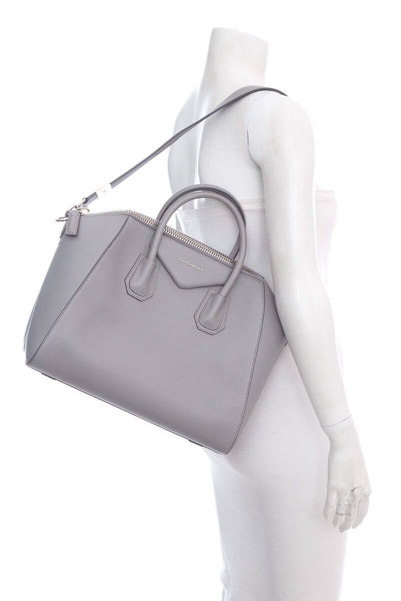 Givenchy Grey Antigona Calfskin Handbag