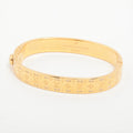Louis Vuitton M64860 Ridge Bracelet Nanogram Strass LE0251 Bangle GP  G
