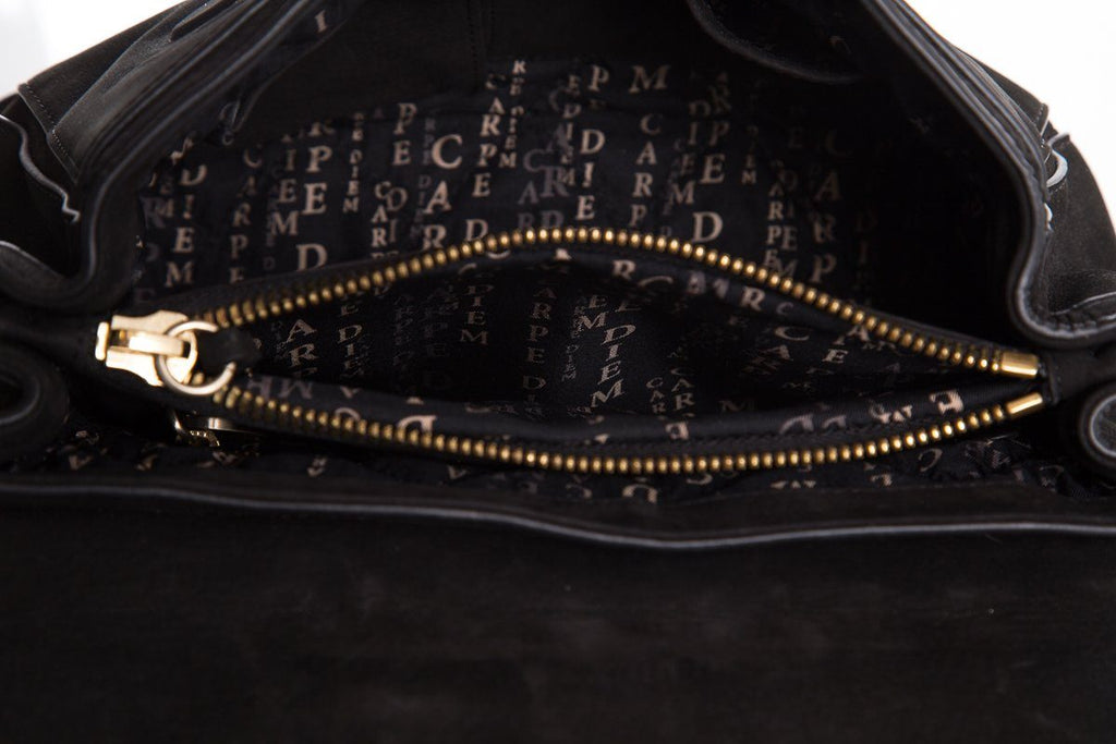 Thomas Wylde Black Skull Handle Bag