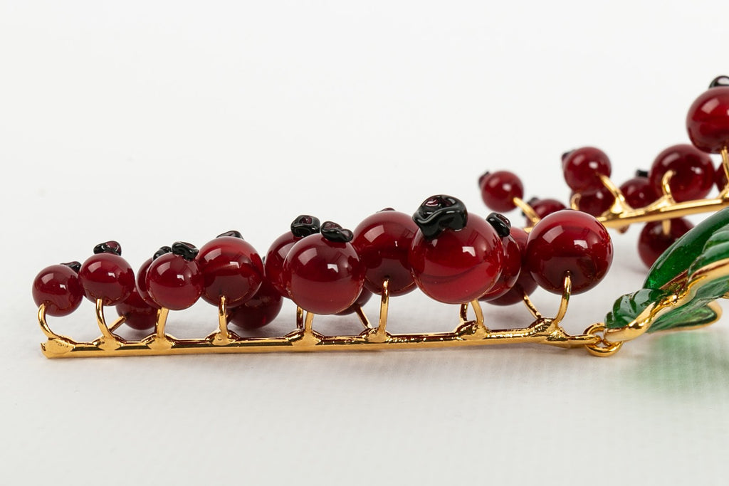 Boucles d'oreilles en pÃƒÆ’Ã‚Â¢te de verre Augustine