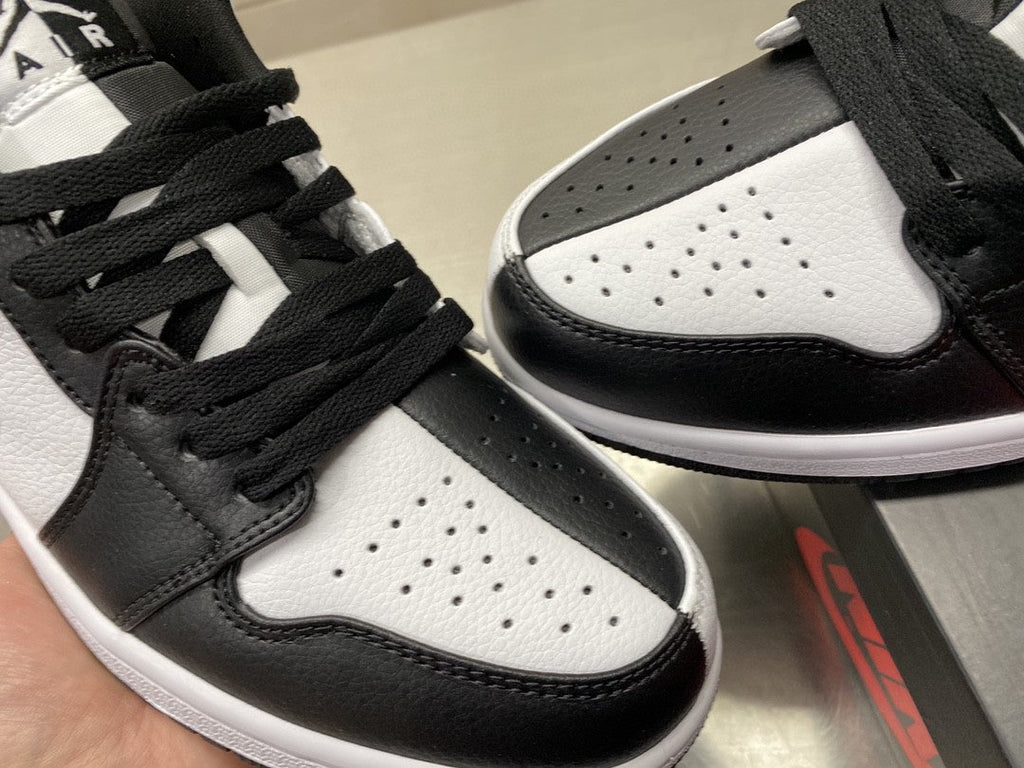 GLAMI Jordan 1 Low ÃƒÂ¢Ã¢â€šÂ¬Ã…â€œSplitÃƒÂ¢Ã¢â€šÂ¬Ã‚Â Black/White For Men DR0502-101