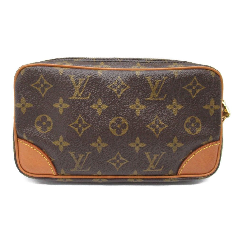 Louis Vuitton Louis Vuitton Marly Dragon PM Clutch Clutch Bag PVC Coated Canvas Monogram   Brown M51827