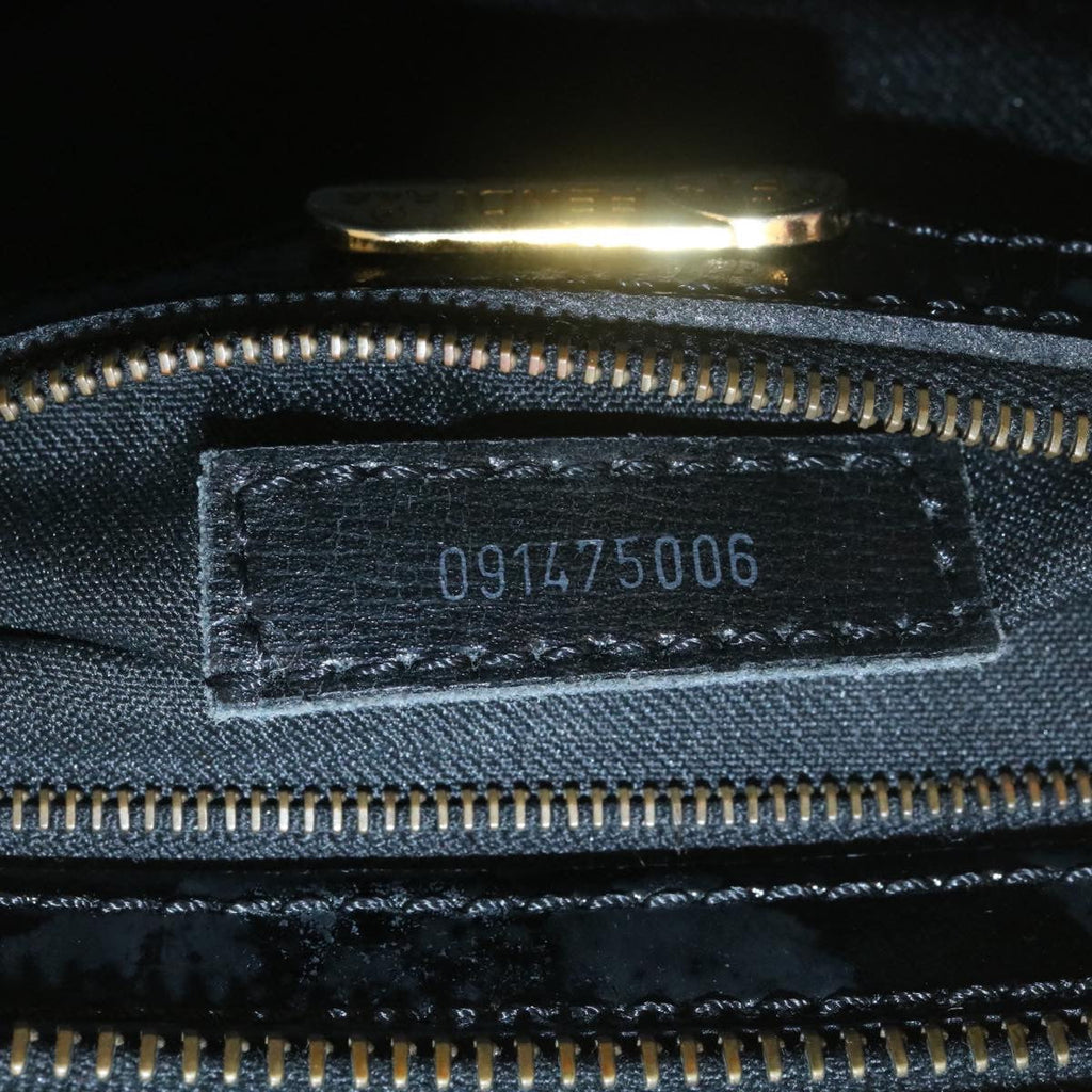 FENDI Hand Bag Leather 2Way Black ai073
