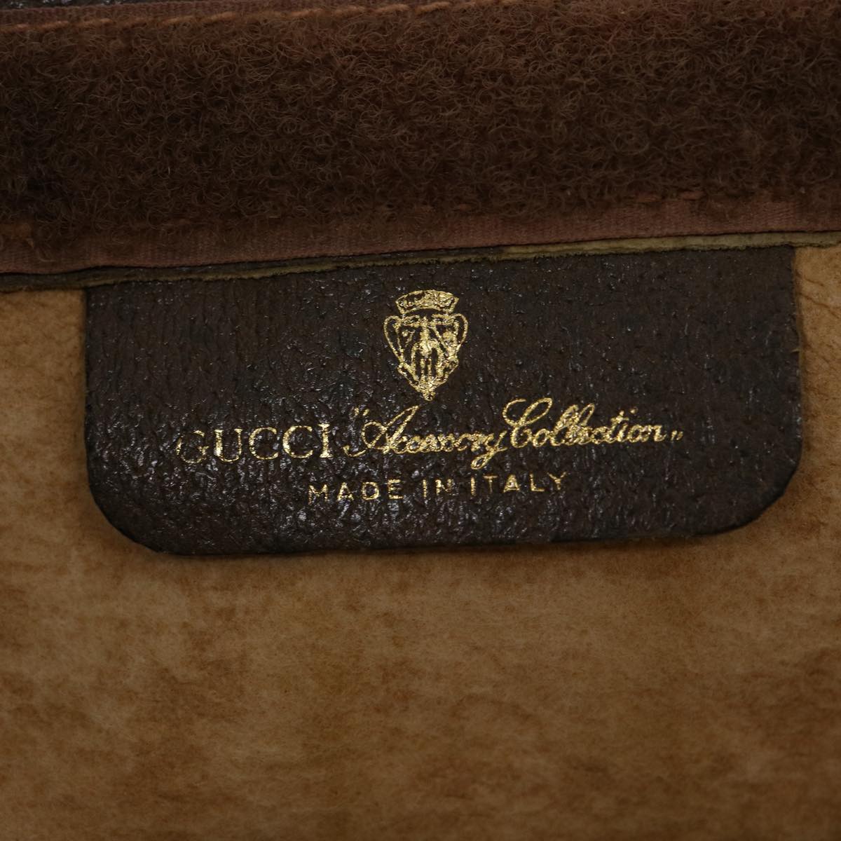 GUCCI GG Canvas Web Sherry Line Clutch Bag Beige Red Green am3107