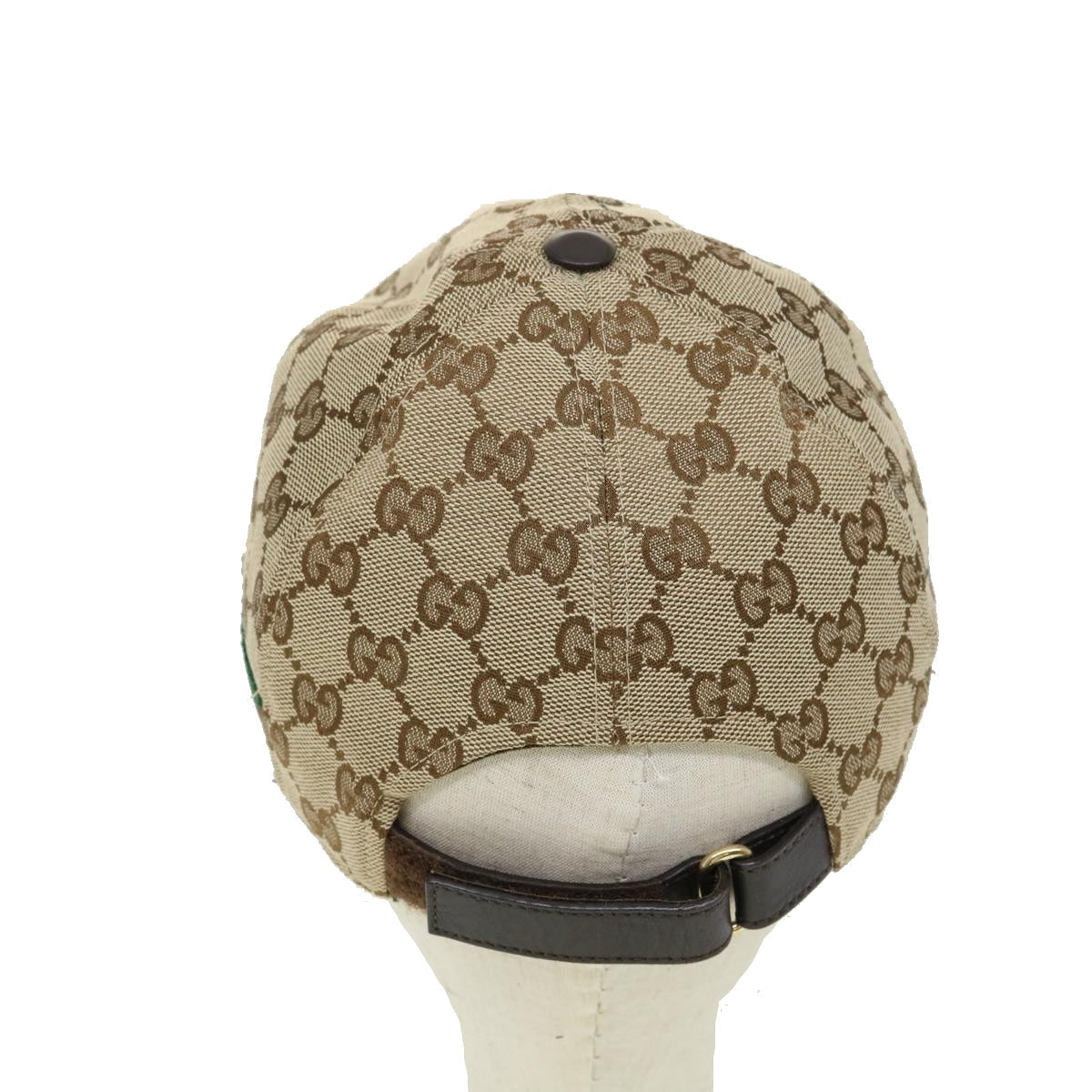 GUCCI Web Sherry Line GG Canvas Cap Beige Red Green 200035539517 am3157
