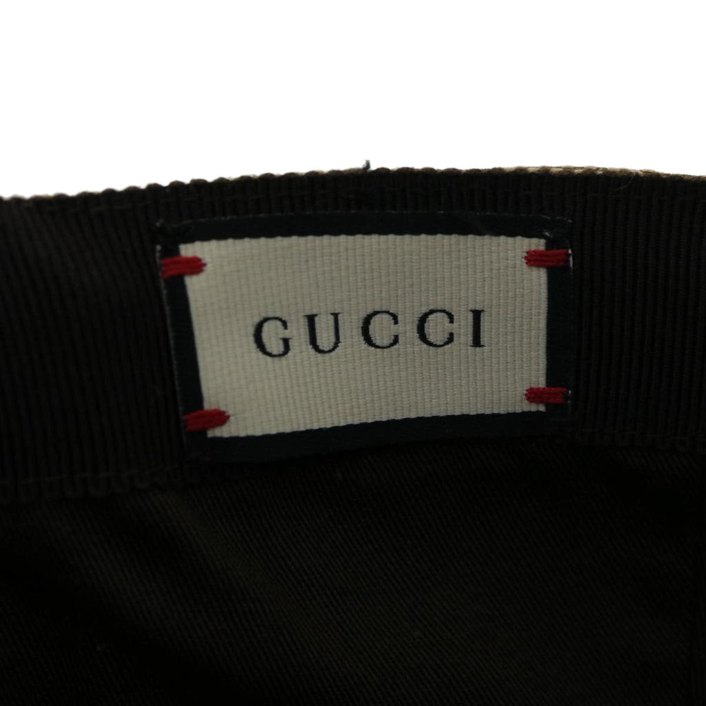 GUCCI Web Sherry Line GG Canvas Cap Beige Red Green 200035539517 am3157