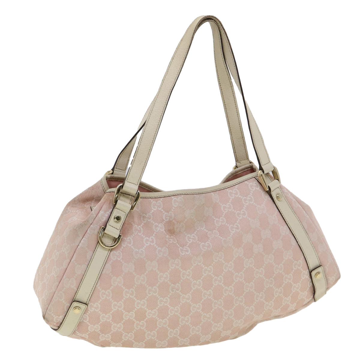 GUCCI GG Canvas Tote Bag Pink 1307363444 am3171