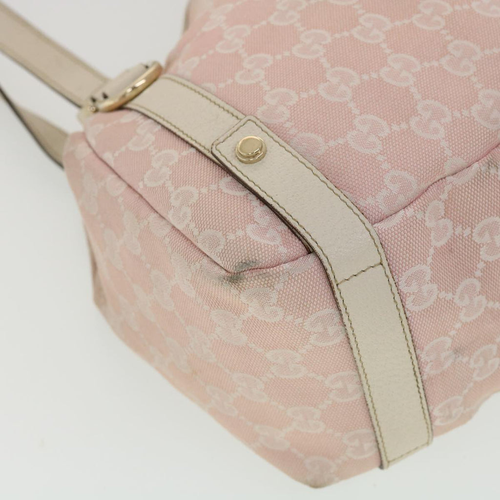 GUCCI GG Canvas Tote Bag Pink 1307363444 am3171