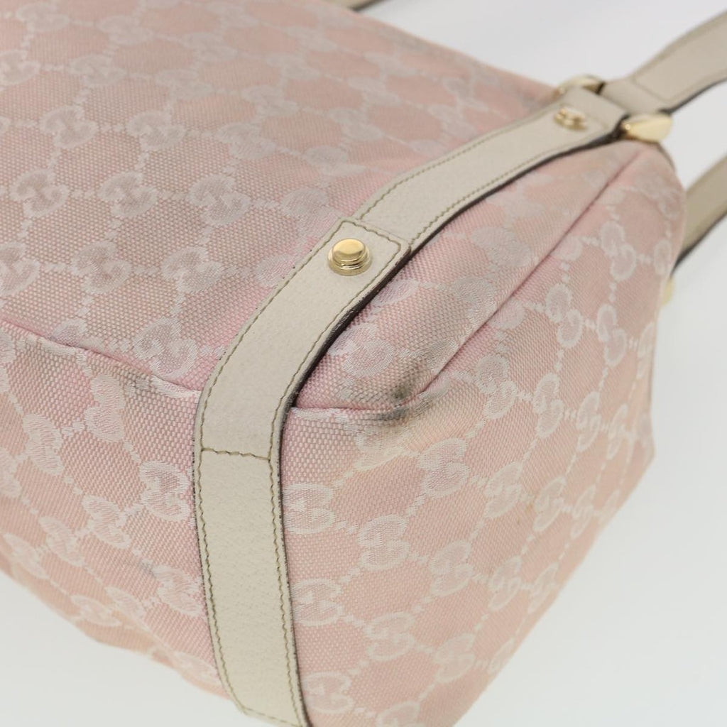 GUCCI GG Canvas Tote Bag Pink 1307363444 am3171