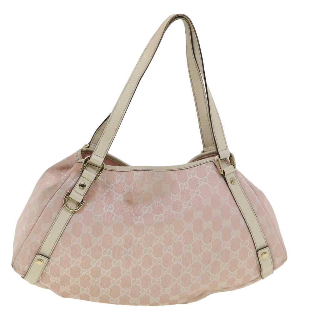 GUCCI GG Canvas Tote Bag Pink 1307363444 am3171