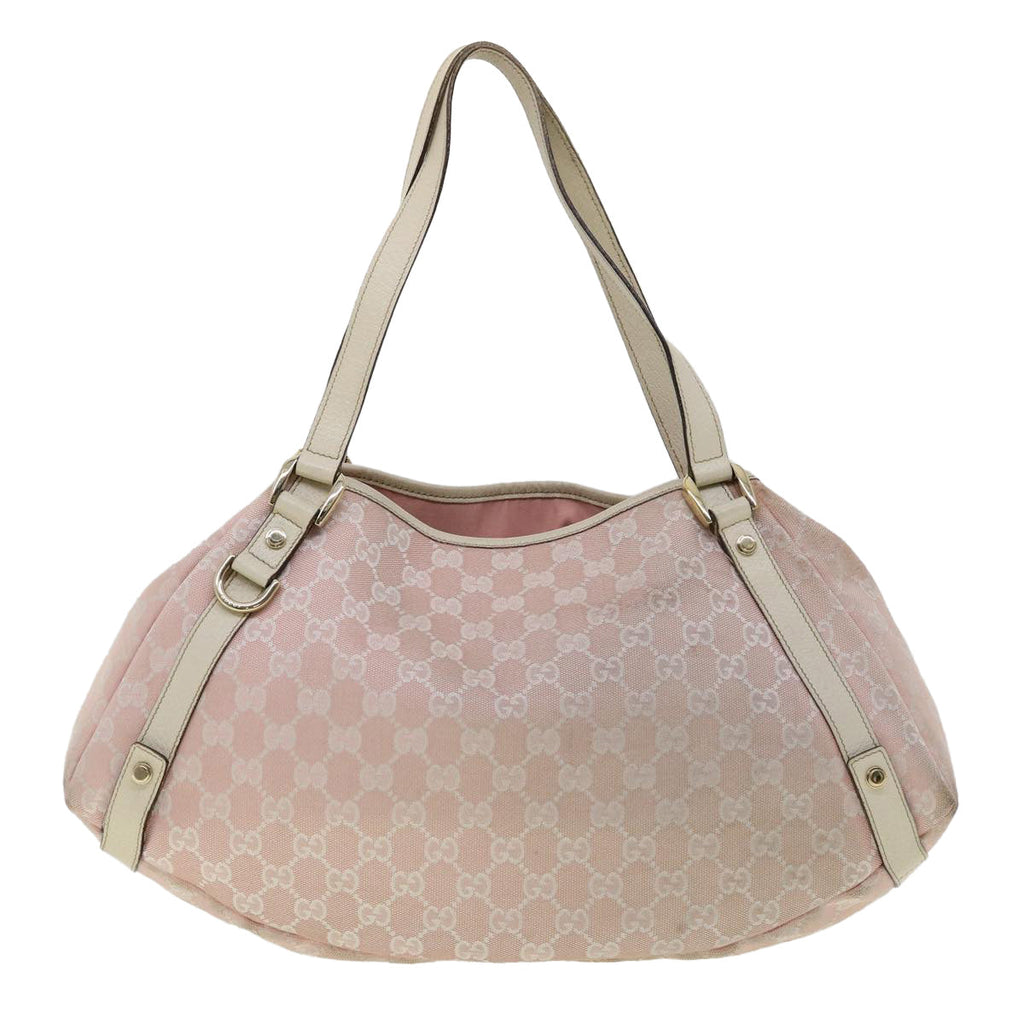 GUCCI GG Canvas Tote Bag Pink 1307363444 am3171
