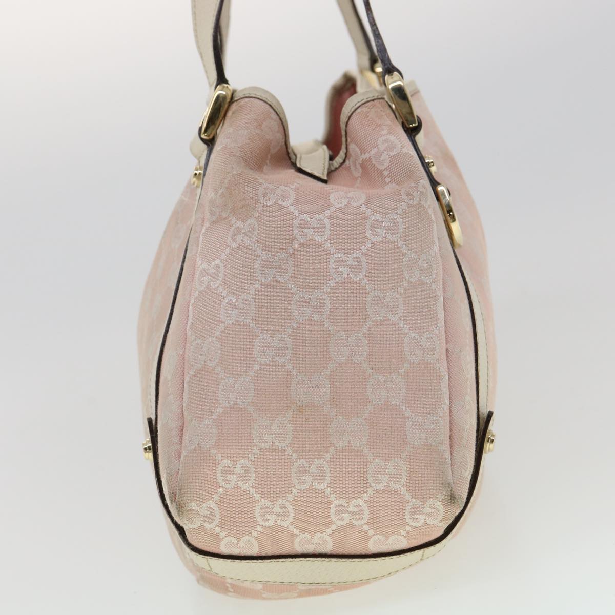 GUCCI GG Canvas Tote Bag Pink 1307363444 am3171