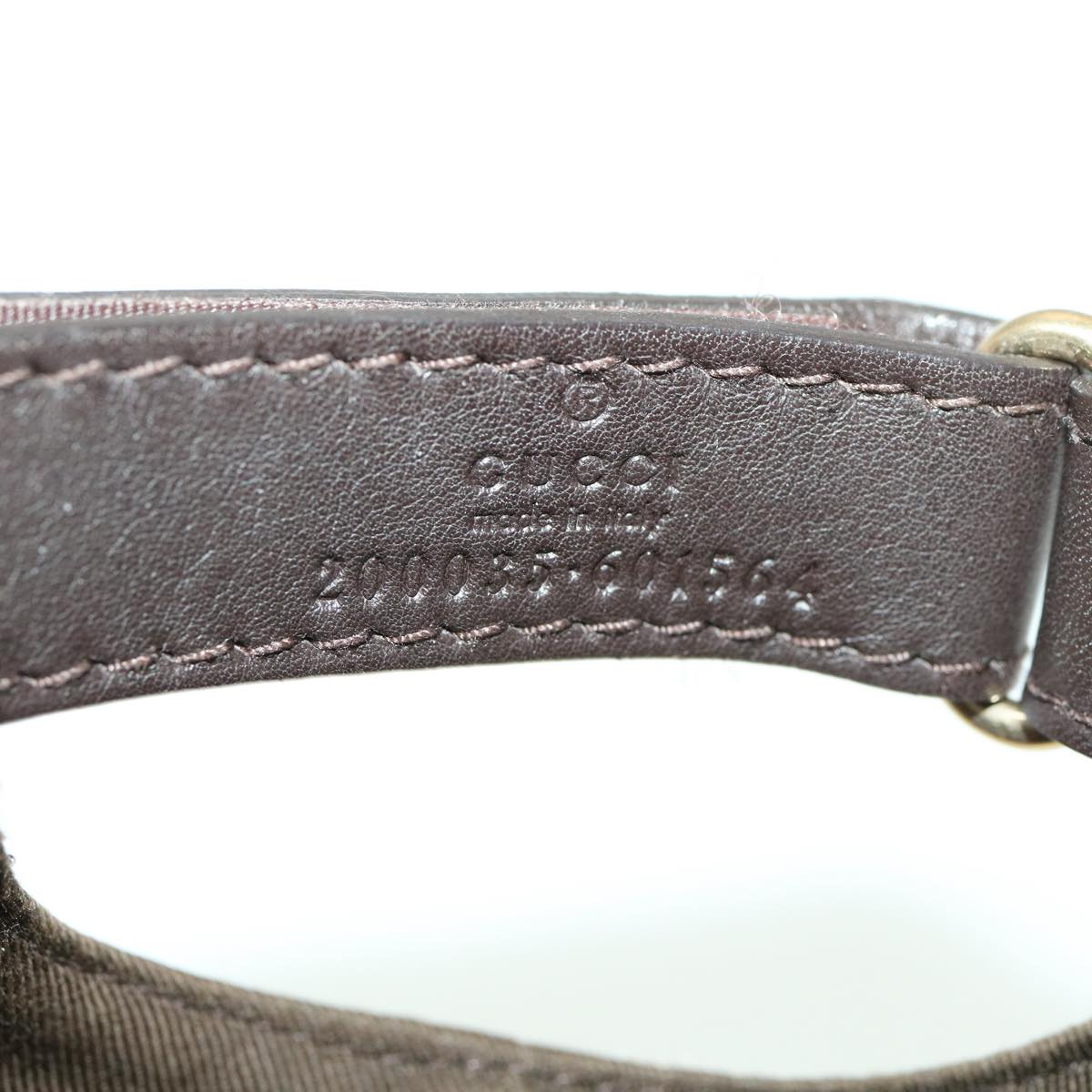 GUCCI Web Sherry Line GG Canvas Cap Beige Green Red am3212