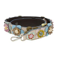 FENDI Strap you Flower Shoulder Strap Leather Multicolor White am3278