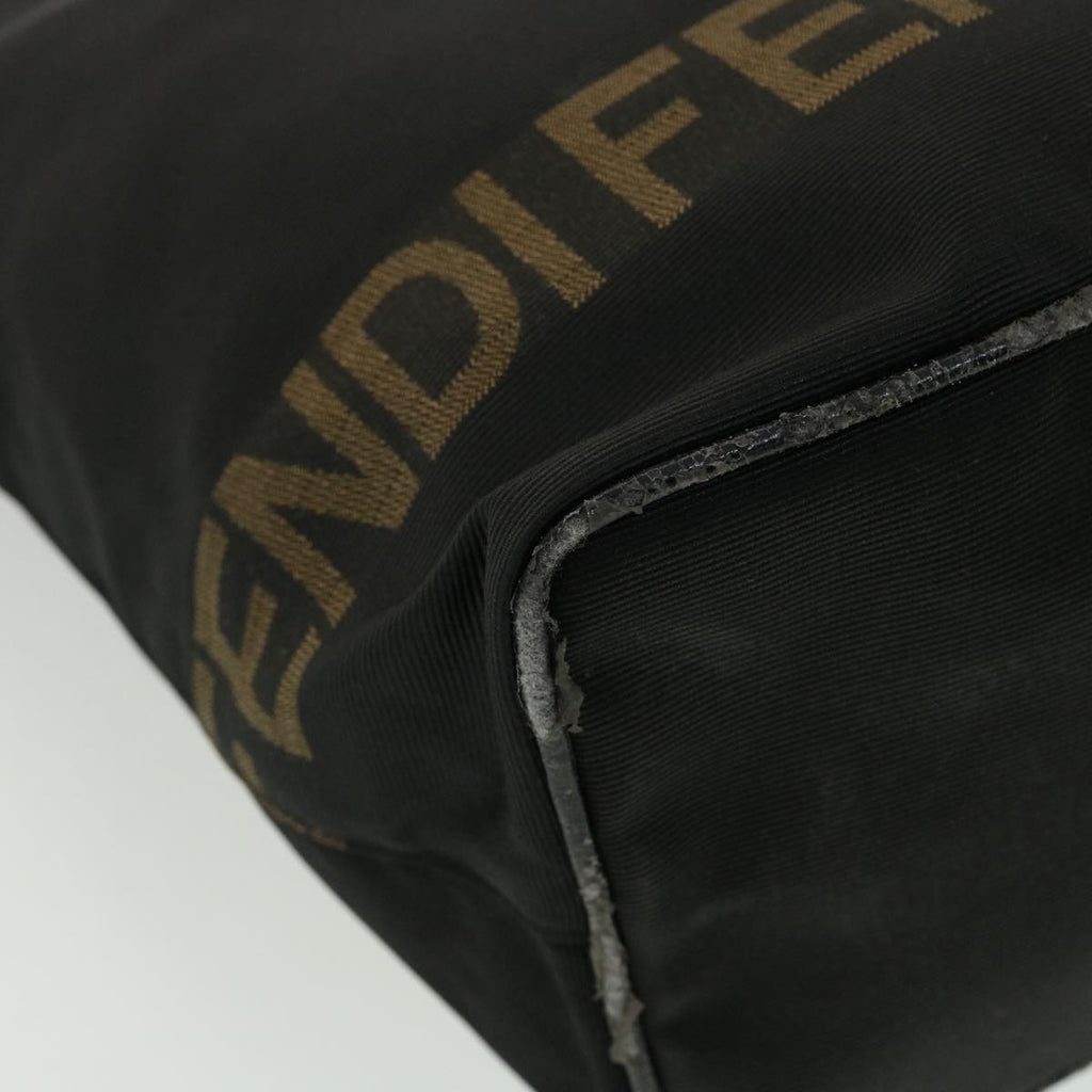 FENDI Hand Bag Brown Black am3299