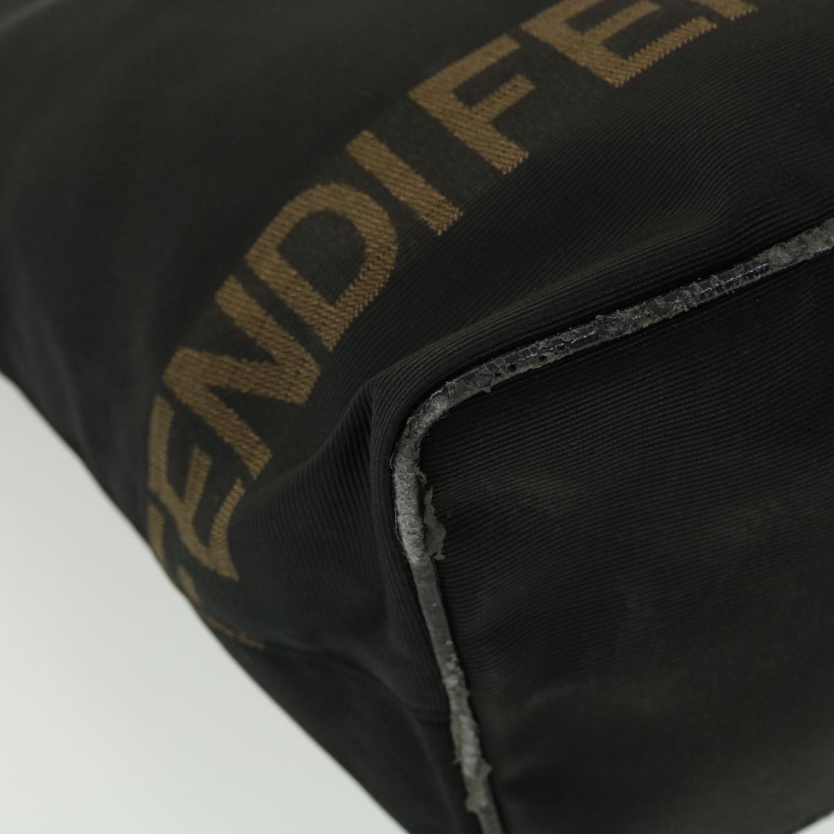FENDI Hand Bag Brown Black am3299