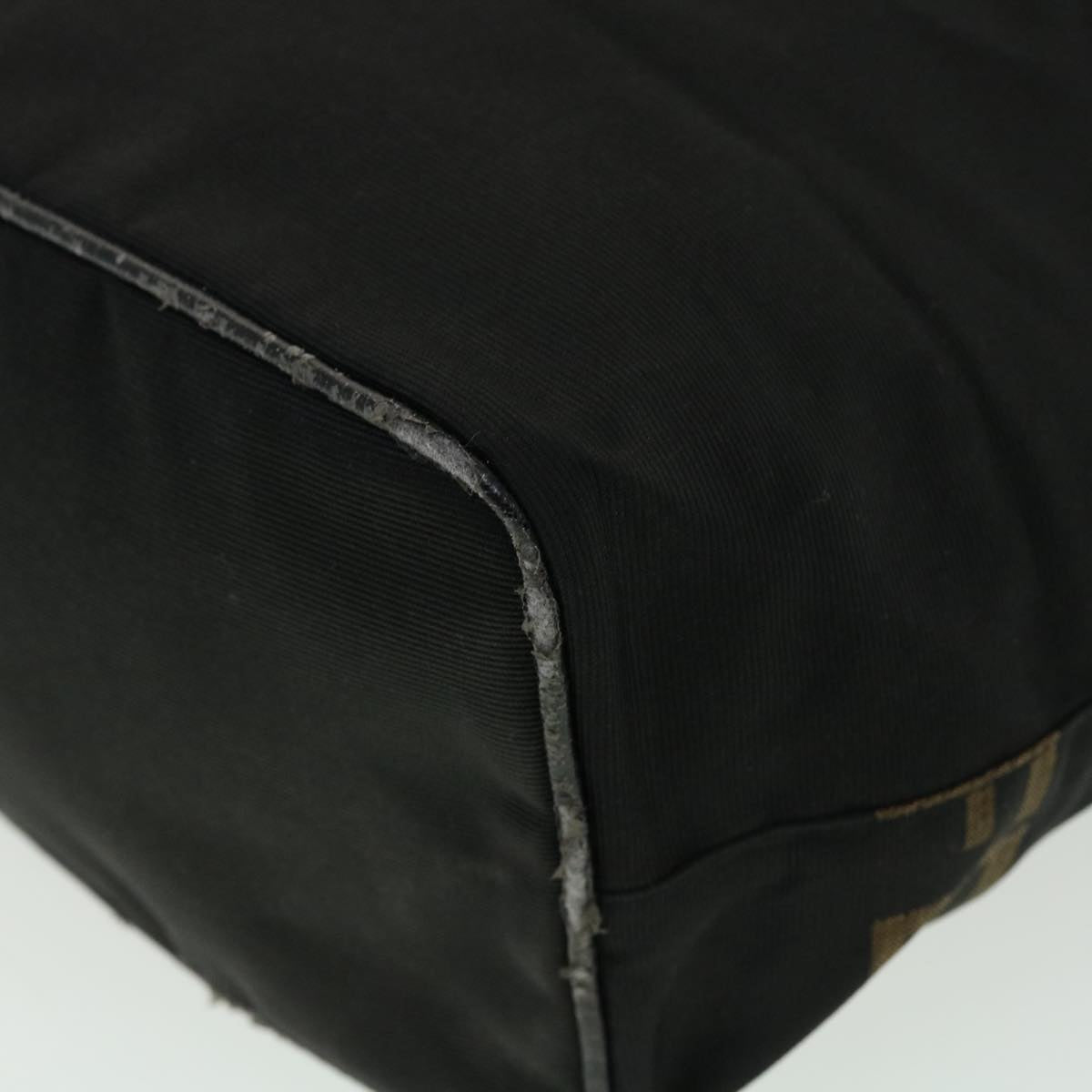 FENDI Hand Bag Brown Black am3299