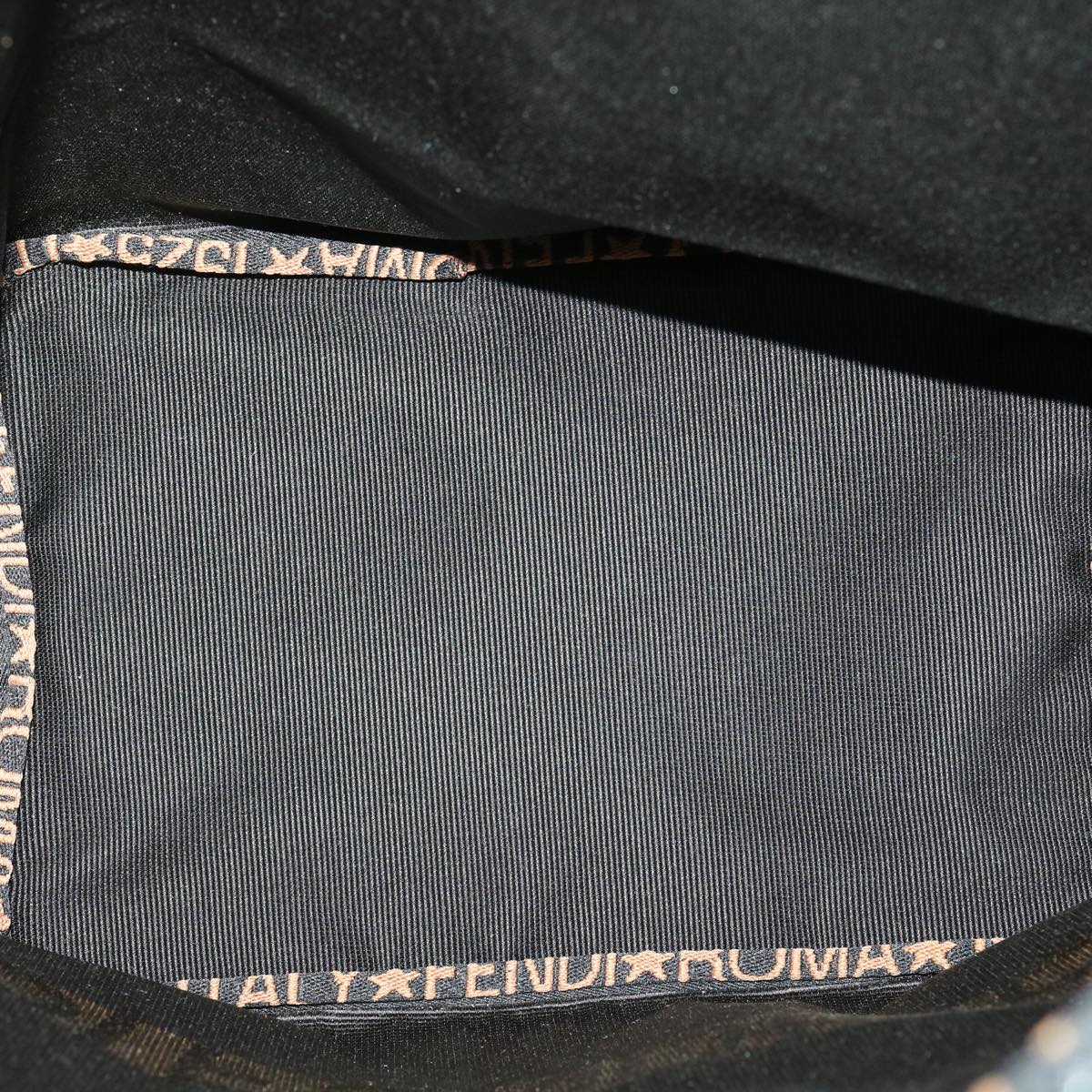 FENDI Hand Bag Brown Black am3299