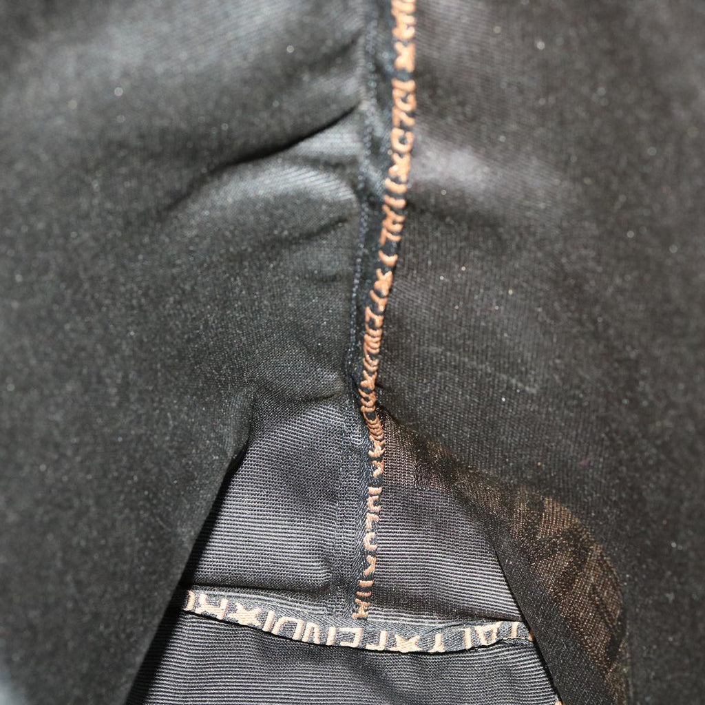 FENDI Hand Bag Brown Black am3299