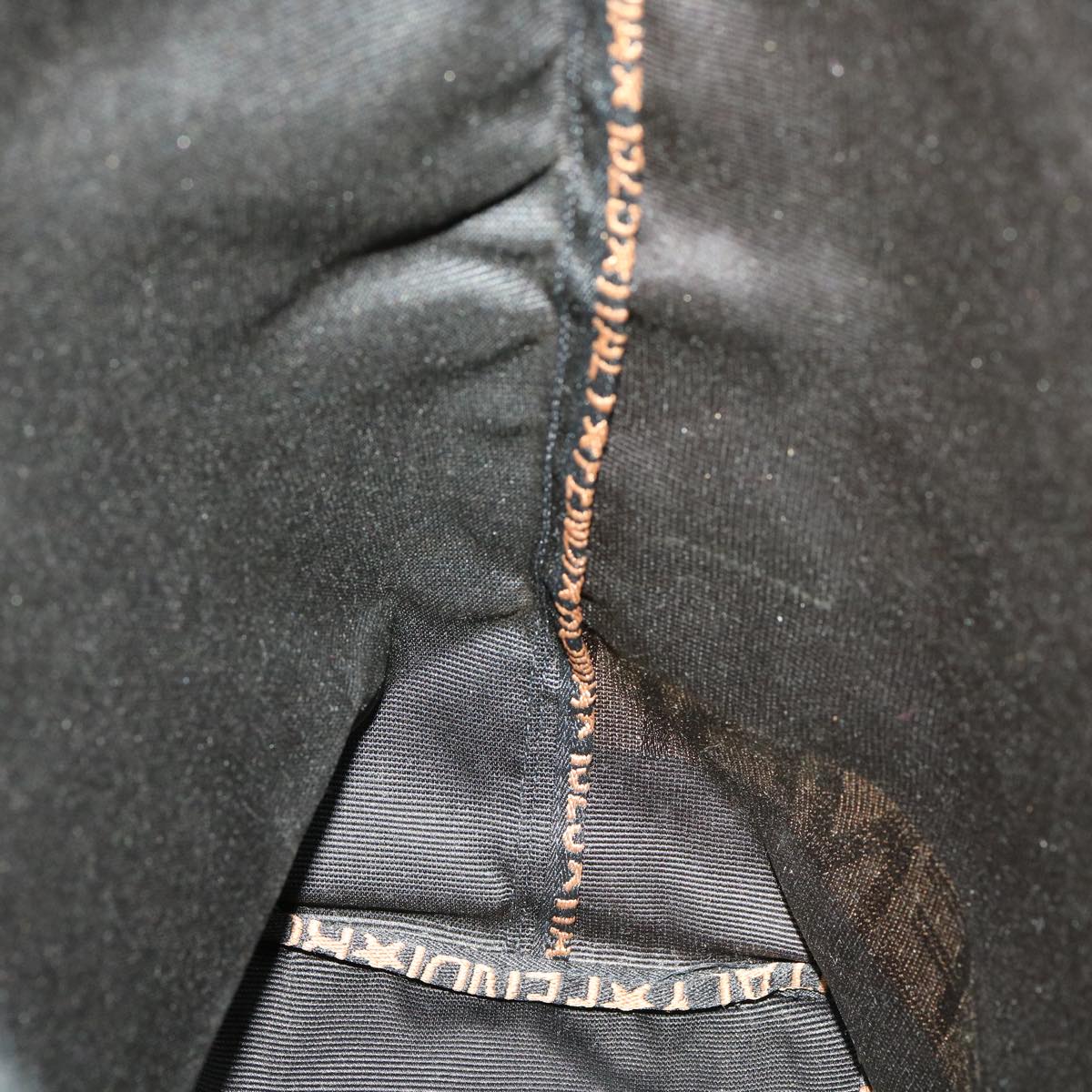 FENDI Hand Bag Brown Black am3299