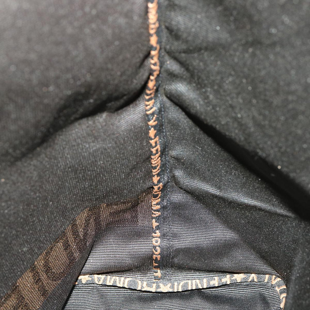 FENDI Hand Bag Brown Black am3299