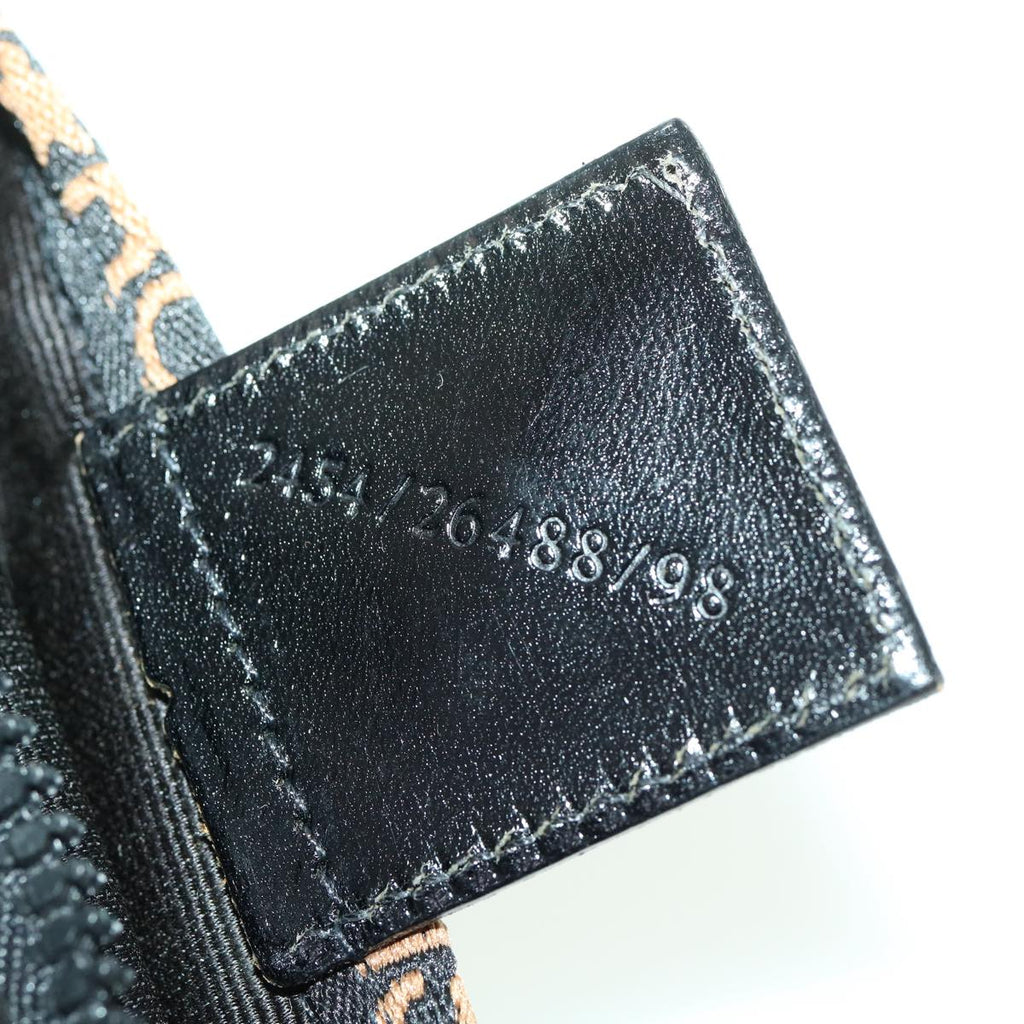 FENDI Hand Bag Brown Black am3299