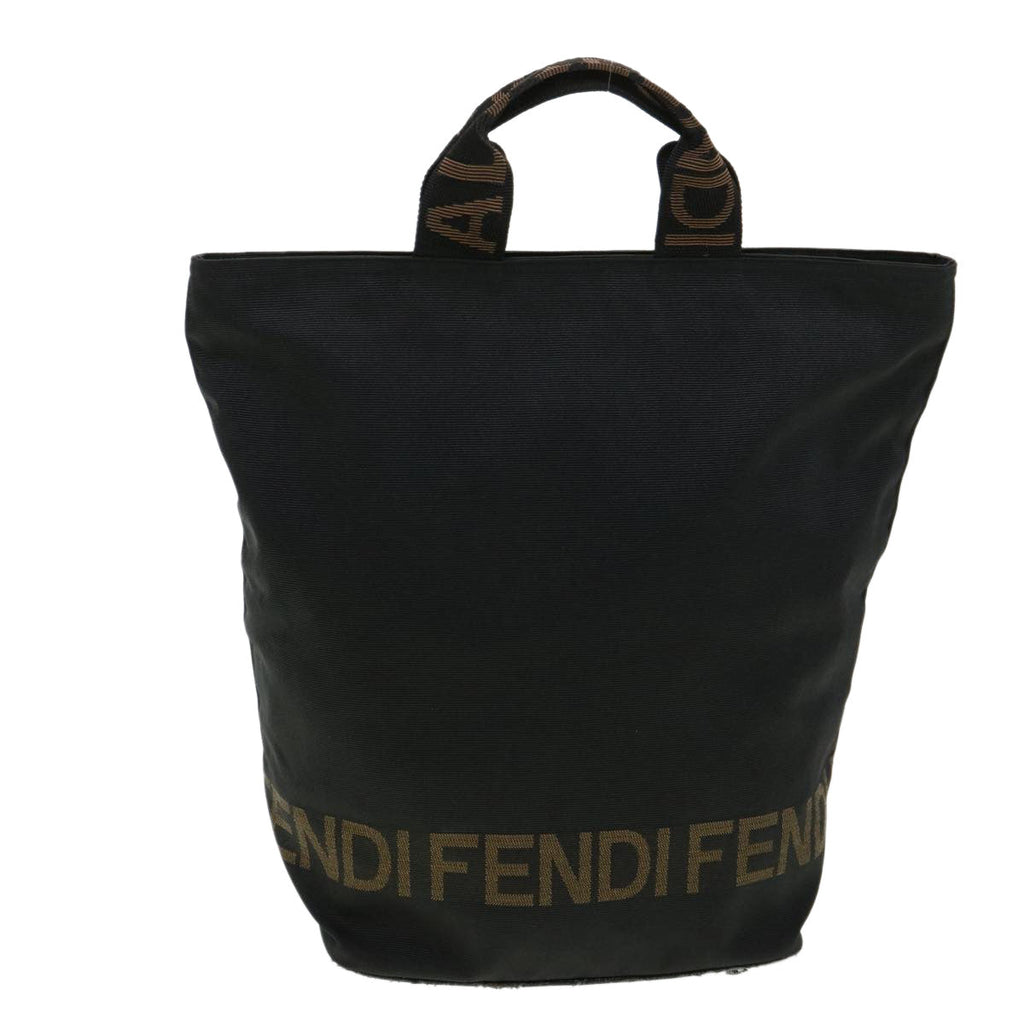 FENDI Hand Bag Brown Black am3299